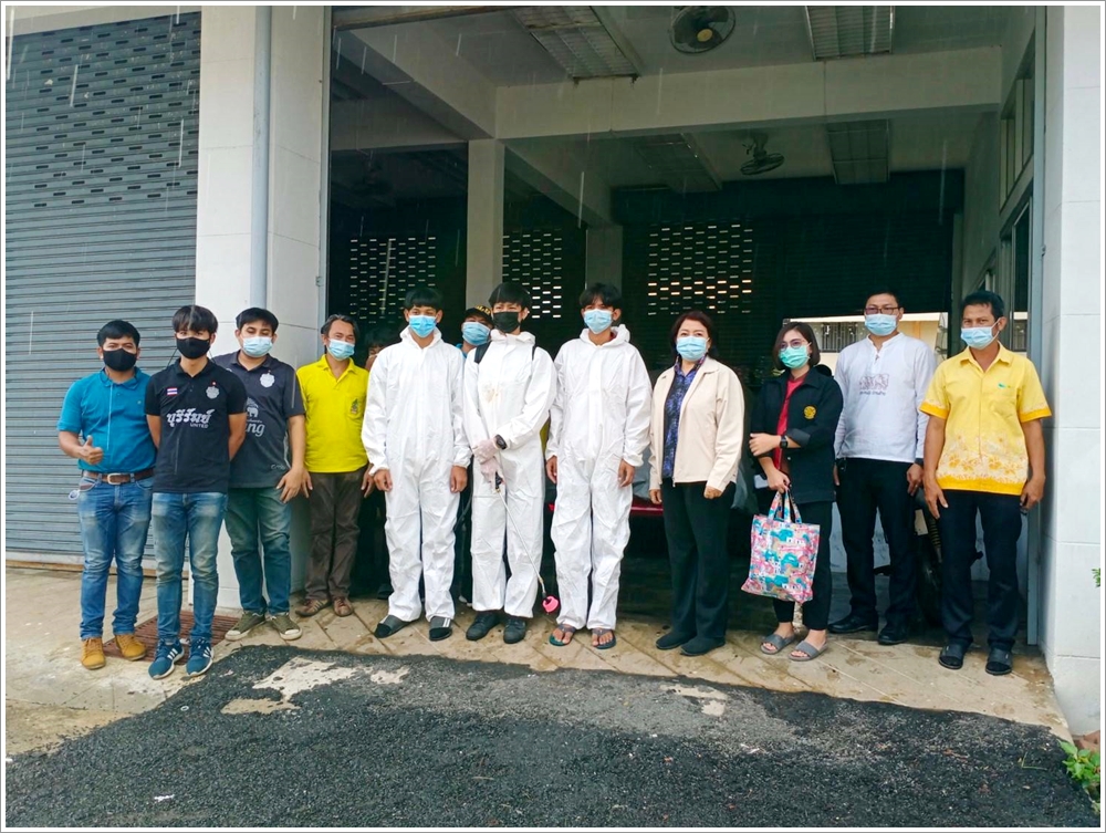 ﻿สำนักงานบังคับคดีจังหวัดบุรีรัมย์ ได้ดำเนินการฉีดพ่นน้ำยาฆ่าเชื้อโรคเพื่อป้องกันการแพร่ระบาดของโรคติดเชื้อไวรัสโคโรนา 2019 (COVID-19)